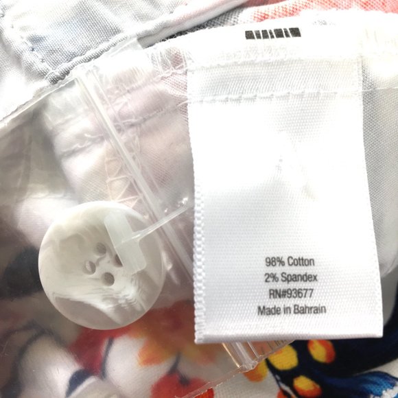 St John’s Bay Slimming Floral Summer Capri Pants Sz 8 NWT - Picture 12 of 14